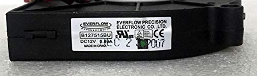 for EVERFLOW B127515BU 12V 0.80A 7515 4-Wire CPU Cooling Fan