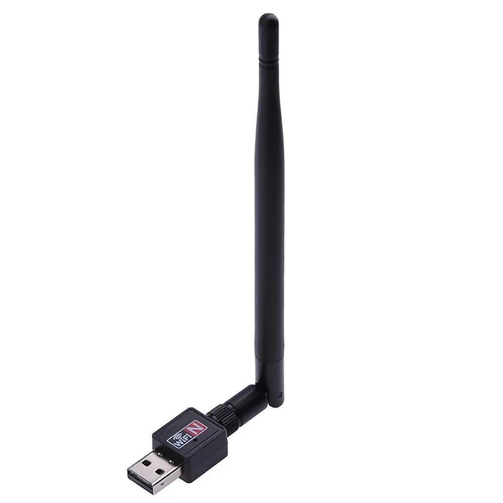 WiFi WLAN Stick Adapter 150Mbit 2dBi Wireless USB WiFi Network Adapter Dongle Antenna for Windows Vista/XP/2000/7/8/10, Linux, MAC OS