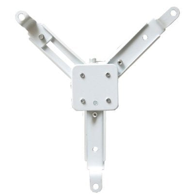 VideoSecu Tilt and Swivel Projector Ceiling Mount - White 3CA