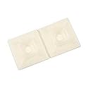 3M Cable Tie Mounting Base CTB1X1NTA-C, 4-way Adhesive Mount, Pack of 100