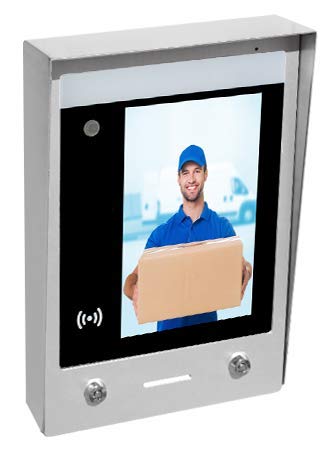 GBF SentryLink Smart Full IP Video Door Station/ Smart Video Intercom System for 8-1000 Units Apartment (Surface Mounted)- 1080P HD camera, Control