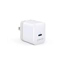 Anker PowerPort III 20W USB-C Wall Charger, Compact Fast Charger, Foldable Plug, Quick Charging for iPhone 16 Series, Galaxy, Pixel, iPad (Cable Not
