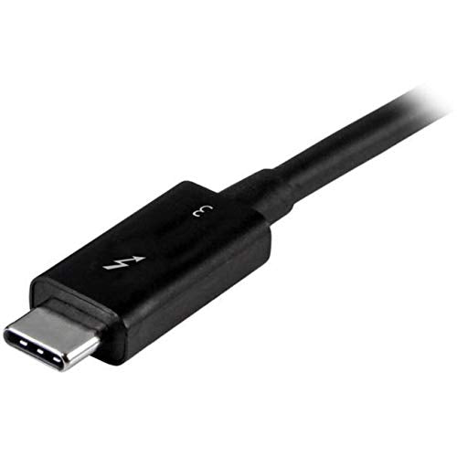 StarTech 1.6ft/50cm Passive Thunderbolt 3 Cable 40Gbps 100W PD 5K Black
