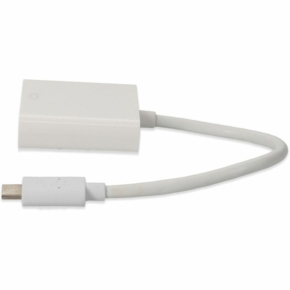 AddOn 20cm (8In) USB 3.1 Type (C) Male to HDMI Female White Adapter Cable