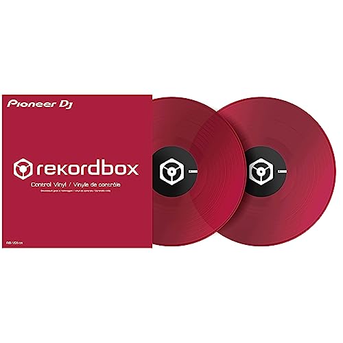 Pioneer DJ RB-VD1-CR rekordbox Control Vinyl 2x Clear Red