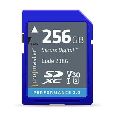 ProMaster SDXC 256GB Performance 2.0, Memory Card, (Model 2386)
