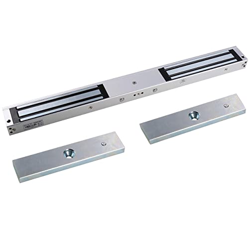 UHPPOTE Double Door Electromagnetic Lock 600lbs Holding Force Fail Safe for Access Control System