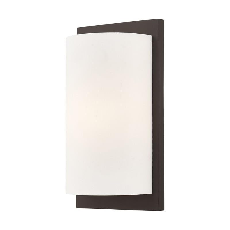 Livex Lighting 50860-07 Meridian 1-Light Wall Sconce, Bronze