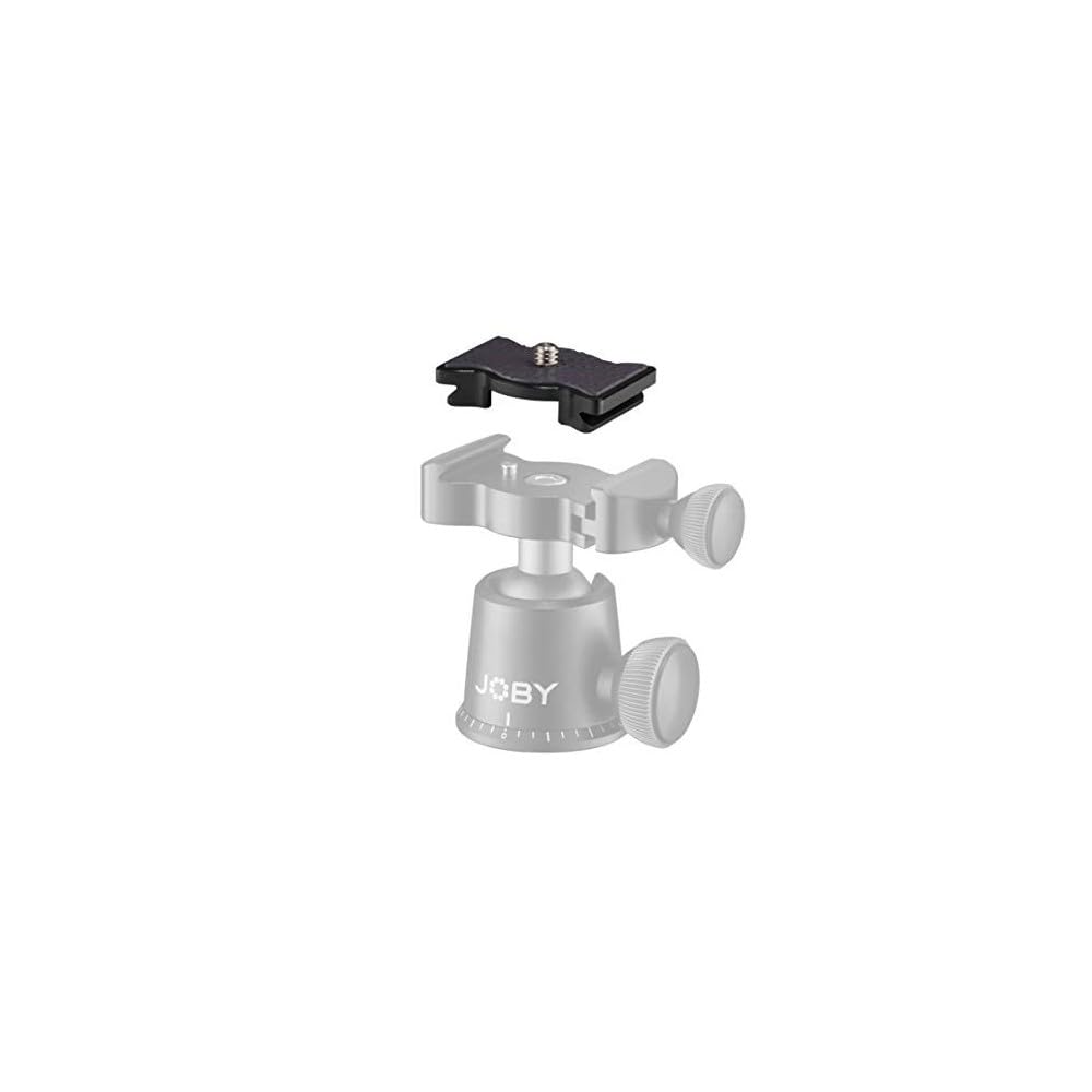 Joby QR 3K PRO Plate, Compact Replacement Plate for GorillaPod, Arca-Swiss Compatible for 3K Ball Head, Holds Premium Mirrorless Cameras,