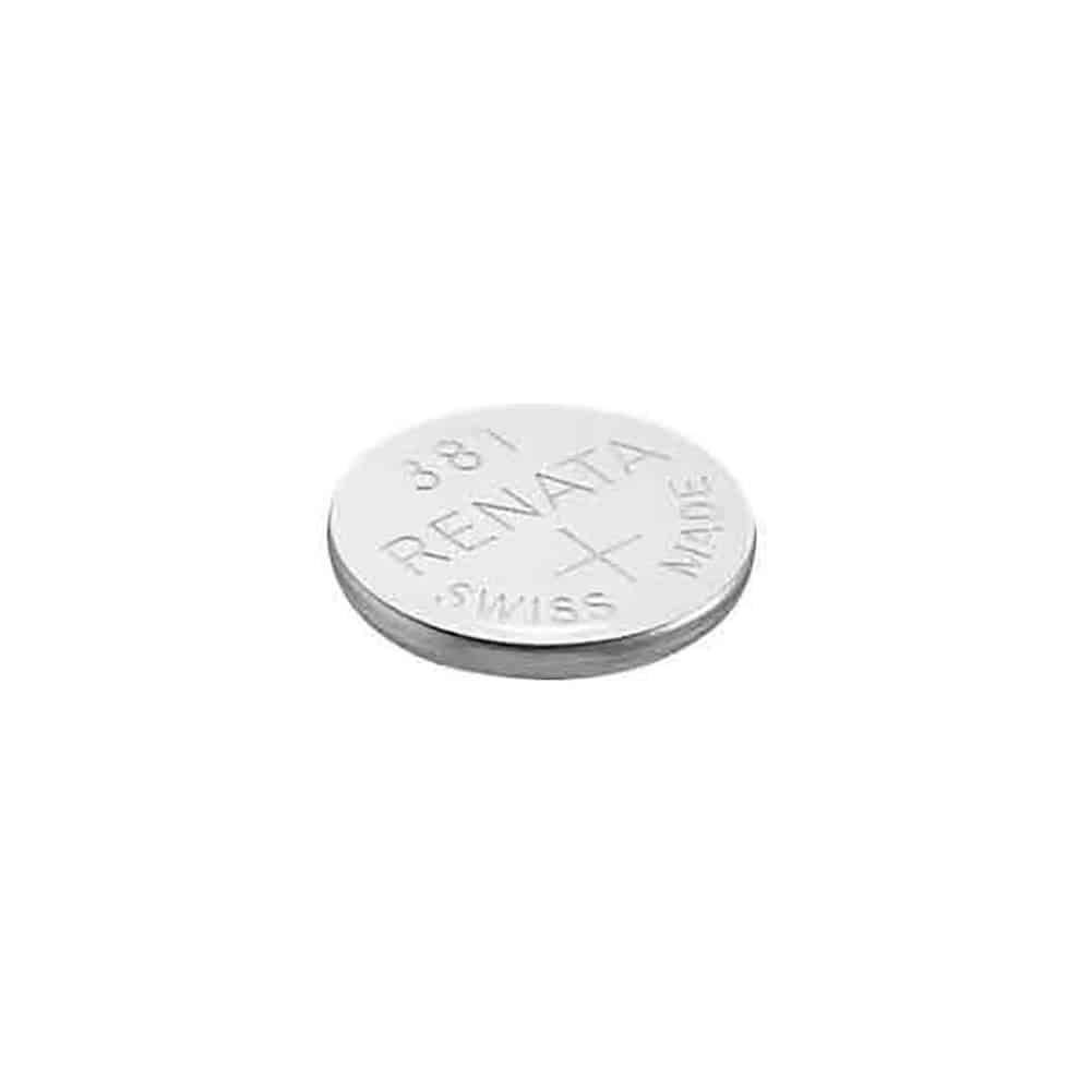 Renata 381 SR1120SW Batteries - 1.55V Silver Oxide 381 Watch Battery (10 Count)