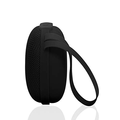 Excursion Pro Round Wireless Speaker, Hangtag, WrapAround Hand, Rubberized Design- Black