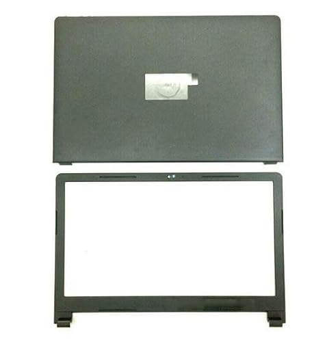 Black LCD Back Cover Top Base Rear Lid+Front Bezel Compatible with Dell Inspiron 15 3565 3567 P63F P63F002 P63F003