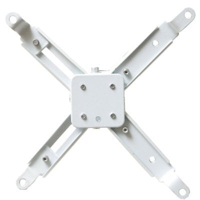 VideoSecu Tilt and Swivel Projector Ceiling Mount - White 3CA