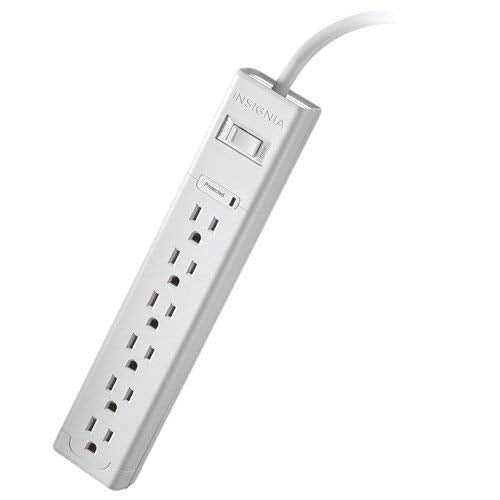 Insignia 6-Outlet Surge Protector (NS-PWS5601-WH-C)