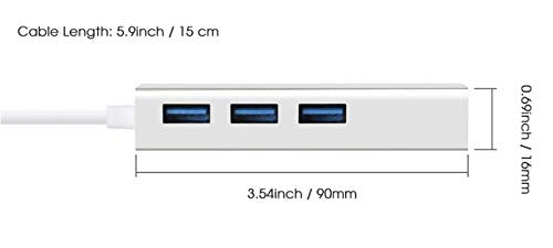 EP-9606 Gigabit Ethernet Adapter USB Hub 3.0 LAN Wired Network Card Rj45 Port Splitter for Computer