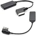 weevoo AMI MDI MMI Interface Bluetooth Module AUX Receiver Cable Adapter for Audi VW Radio Stereo Car Wireless A2DP Audio Input(MMI 3G)
