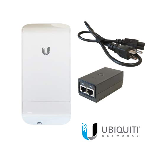 Ubiquiti NanoStation locoM2 IEEE 802.11b/g 300 Mbps Wireless Bridge - ISM Band - 49.2 ft Maximum Outdoor Range - 1 x Network (RJ-45) - Pole-mountable