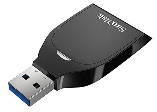 SanDisk Memory Card Reader (2 Pack) SD UHS-I Card Reader for SD/SDHC/SDXC Cards with USB 3.0 for Computers and Laptops (SDDR-C531-GNANN) Bundle