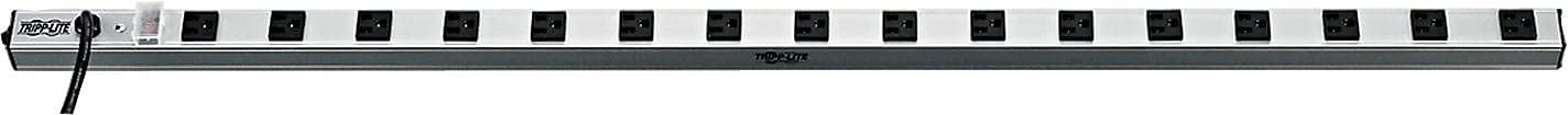 Tripp Lite 16-Outlet Bench & Cabinet Power Strip, 48in Length, 15A 120V, 15ft / 4.57M Cord with 5-15P Plug, Black, (PS4816)