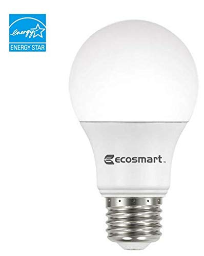 Ecosmart LED 60-Watt Equivalent A19 Dimmable Energy Star LED Light Bulb Bright White (3000K)(16-Pack)