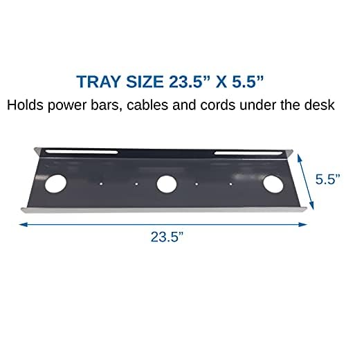 ApexDesk Cable Management Tray - Compatible Only with The 48" / 55” Vortex Series and 60" Flex Series
