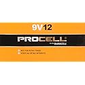 Duracell Procell 9 Volt Batteries, Pack of 12 (Packaging May Vary)