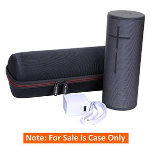 LTGEM Case Compatible with Ultimate Ears MEGABOOM 4/3 Portable Speaker, Black+Gray