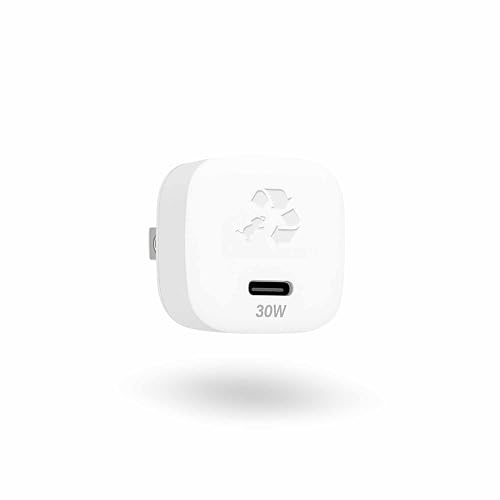 Nimble Wally SubNano USB-C Charger Block, 30W Fast Charging Power Adapter, Type C Charging Block for iPhone 17 16 15 14 13 12 11 Air Pro Max Plus