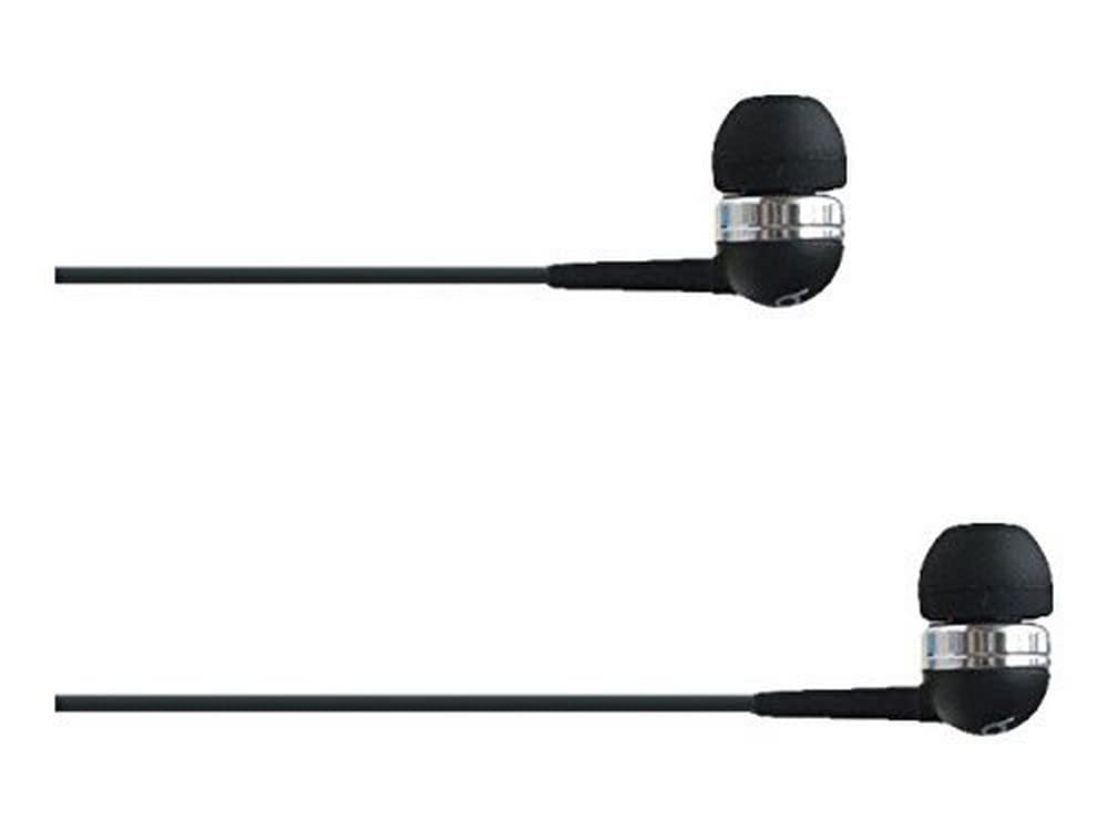 4xem Wired Headset for Universal Smartphones - Retail Packaging - Black