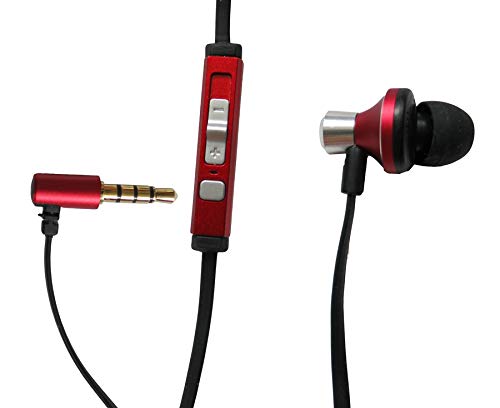 Scan Sound Headset Stereo Earphone (for Left Ear), with 3 Sizes of eartips and Zippered Earphone Carrying case