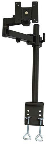 MonMount Swivel LCD Extension Arm with 3 Points Articulation Supports Up to 26-Inch, Black (LCD-1900B)