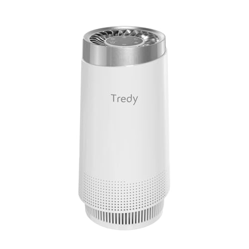 TREDY Air Purifier with HEPA Filter for Home Allergies Pets Hair and Smoke in Bedroom, Covers Up to 1080 ft²