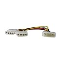 OKGEAR GC8ATAMFL 8 inch 4Pin Molex Male to one SATA Power 15Pin w/Metal Latc