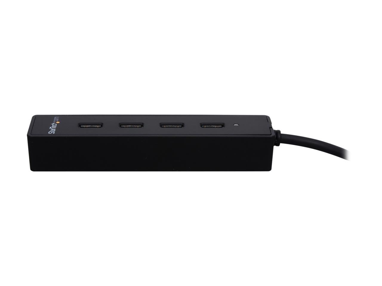 StarTech 4-Port USB 3.0 Hub 5Gbps with Built-in Cable (ST4300PBU3)