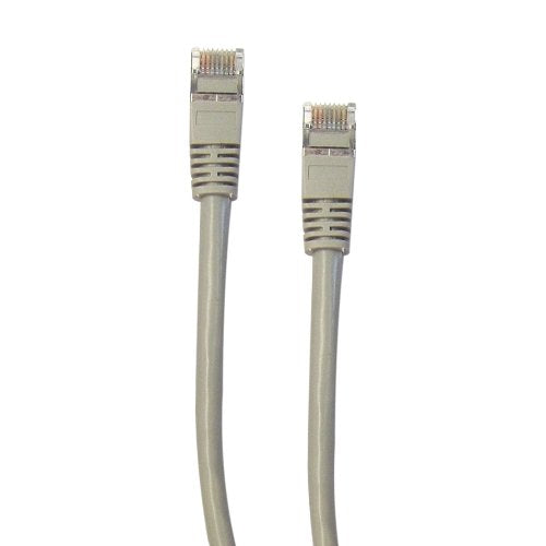 CableWholesale Cat5e F/UTP Shielded Ethernet Cable, Snagless, 100 ft, Gray