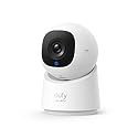eufy Security Indoor Cam C220 | 2K Resolution Smart Security Camera with 360° coverage, Human/Motion Detection, AI Tracking, Compatible with Alexa