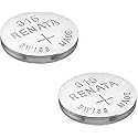 Renata 315 SR716SW Batteries - 1.55V Silver Oxide 315 Watch Battery (2 Count)