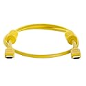 3 FT Yellow High Speed HDMI Cable Version 1.3 Category 2-1080p - PS3 - Blu-Ray - XBox360