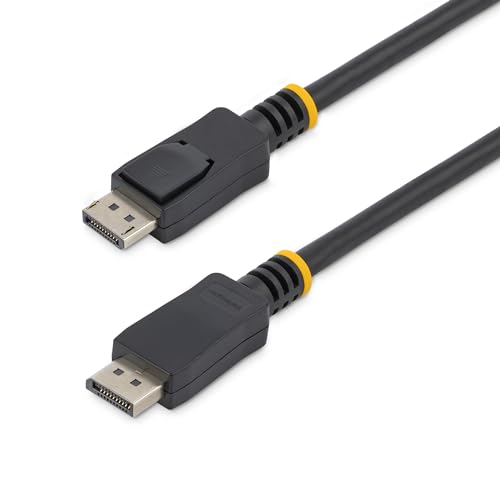 StarTech 20ft DisplayPort 1.2 Cable, 4K 60Hz, VESA Certified (DISPLPORT20L)