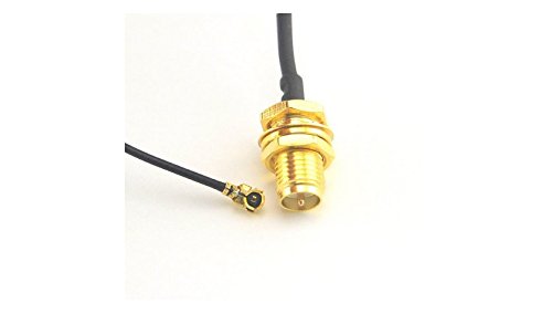 ZhenJiang Saide Electronics 2PCS U.FL Mini PCI to RP-SMA Pigtail Antenna WiFi Cable 6‘’