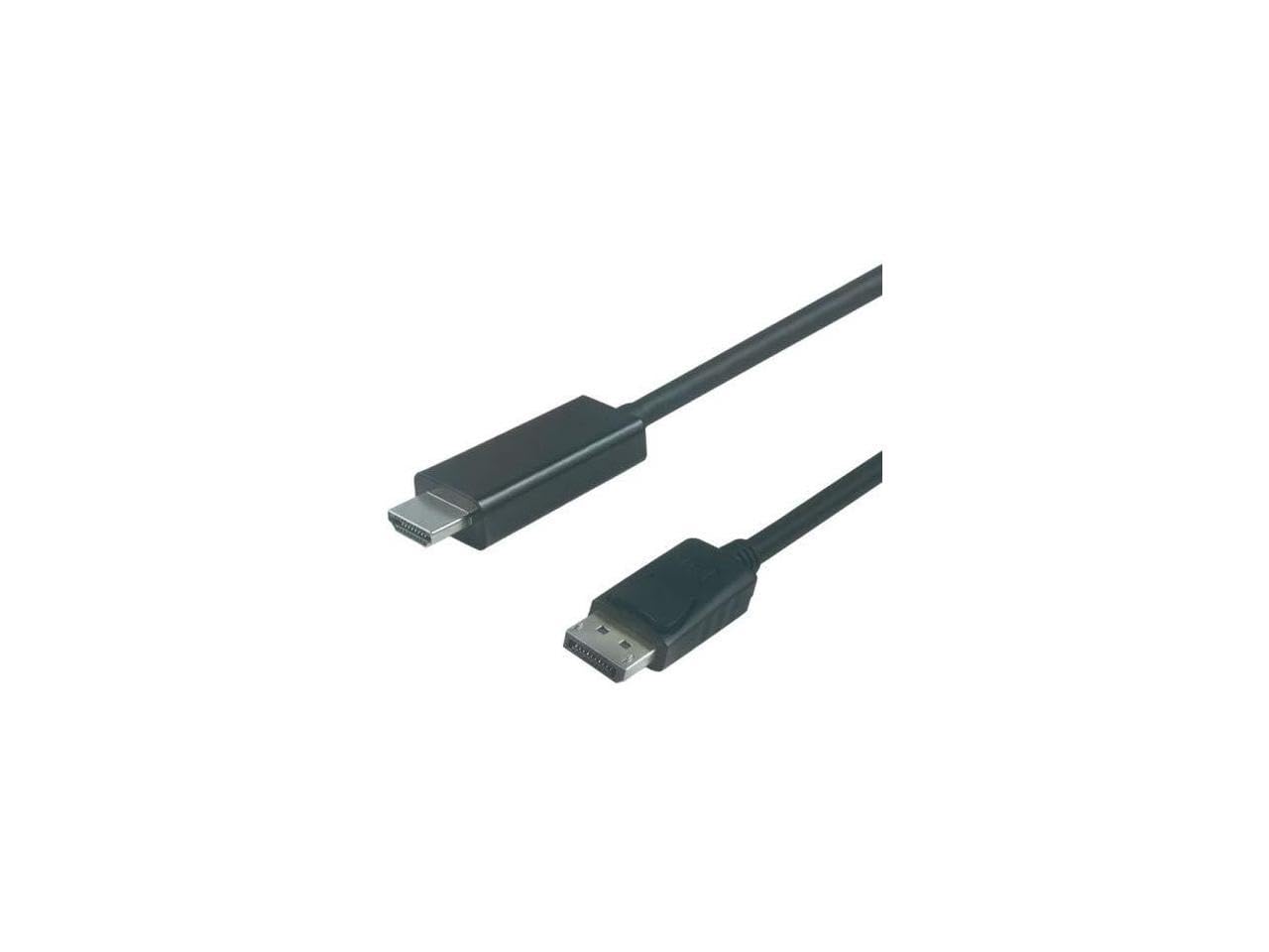 VisionTek DisplayPort to HDMI 2.0 Cable - Connects to HDMI Display, TV, or Projector (901214), 6 feet