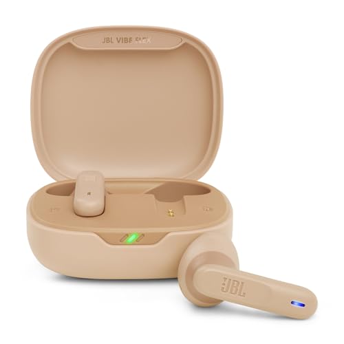 JBL Vibe Flex True Wireless Earbuds - Bluetooth Earphones with Deep Bass Sound, IP54 Water & Dust Resistant, Long Battery Life, Voice Assistant…