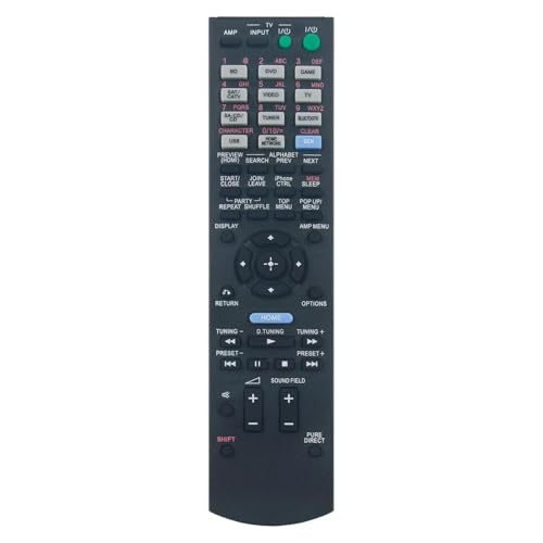 RM-AAU170 Replacement Remote Control for Sony AV Stereo Receiver Home Theater System in Living Rooms or Rooms, No Programming or Pairing Needed