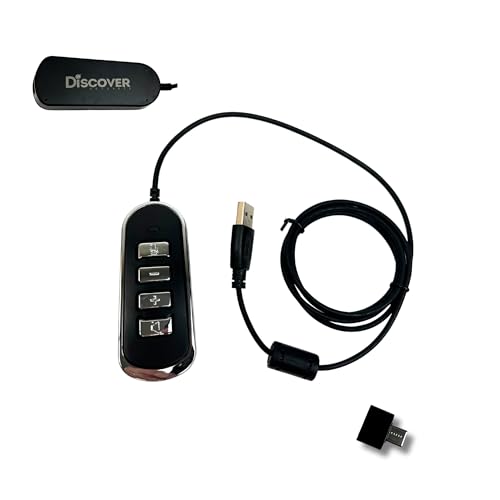 Discover D315 Universal USB Adapter Compatible with Plantronics, Jabra and Sennheiser Wireless DECT Headsets | Allows Your Desk Phone Wireless Headset