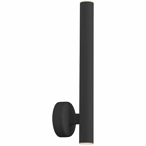 Access Lighting 72024LEDD-MBL/ACR Pipeline Wall Sconce, 2-Light 10 Total Watts, Matte Black