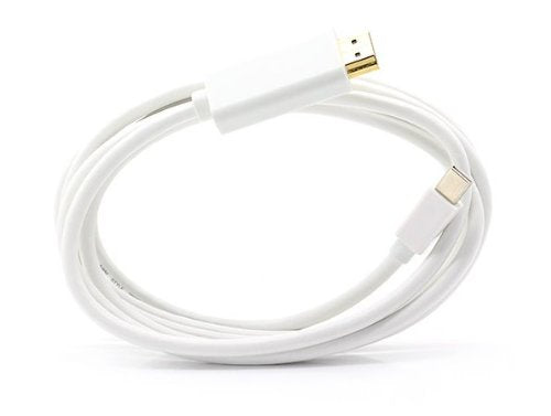 AYA 10Ft (10 Feet) Mini DisplayPort/Thunderbolt to HDMI (HDTV, External Monitor) Male Cable w/Audio Output for MacBook Pro, Air, iMac