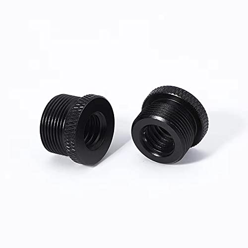 MxTong Mic Stand Adapter 3/8 Female to 5/8 Male Screw Adapter Knurled Thread Adapter for Microphone Stand Mount