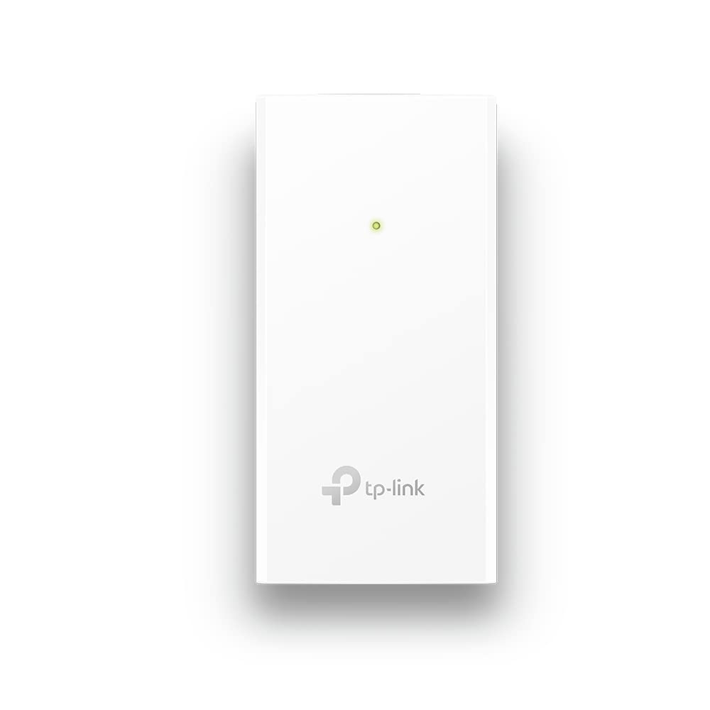 TP-Link TL-PoE4818G 48V/18W Passive PoE Injector | Gigabit PoE Adapter | Plug & Play | Up to 100 Meters (325 feet) | Wall Mountable Design