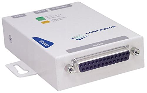 LANTRONIX Uds-10 Device Server DB25 Port RJ45 Port for Enet 110 Vac Pwr Sup