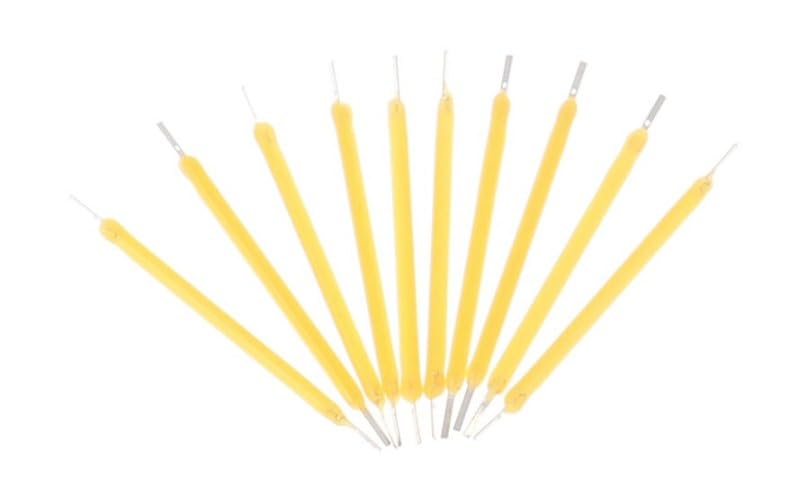 Calsgkspray 10Pcs Green Edison Bulb LED Filament Lamp Parts DC3V DC12V LED Chip Incandescent Light Accessories Diode for Repair LED Bulb Tubt LED